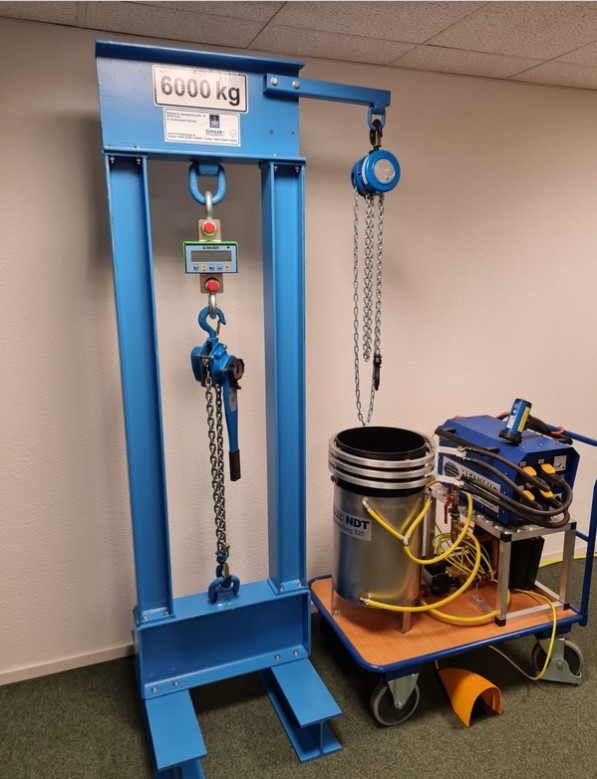 Prüfstand für Kettenzug / Hebezeuge - Teststand